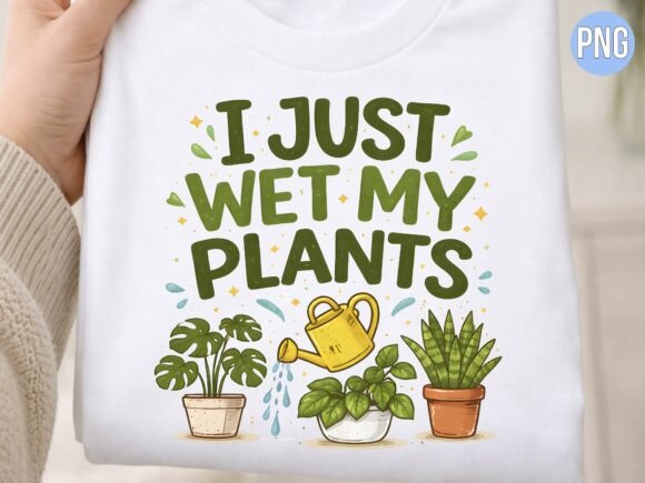 Download I Just Wet My Plants Funny Gardening PNG - Gardening png Collection