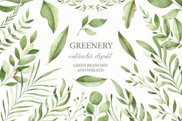 Download Watercolor Greenery Clipart - Greenery clipart Collection