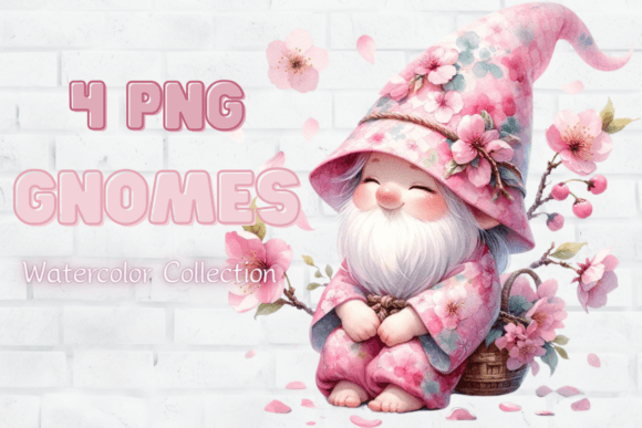Download Spring Gnome Clipart, Watercolor Gnome - Spring gnome clipart Collection